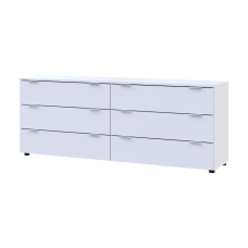 Комод Doros Рон 9 Білий 6 Шухлядок 160х38х62 (41516175)